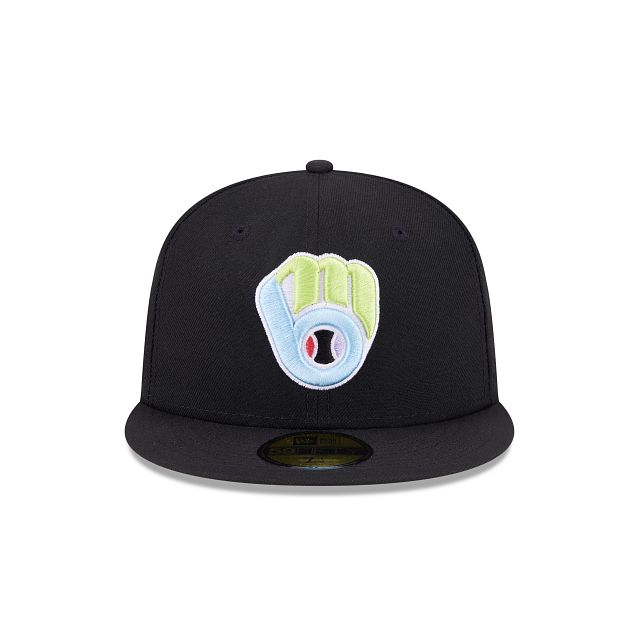 Milwaukee Brewers Color Pack Black 59FIFTY Fitted Hat sold by New Era product image thumbnail 2