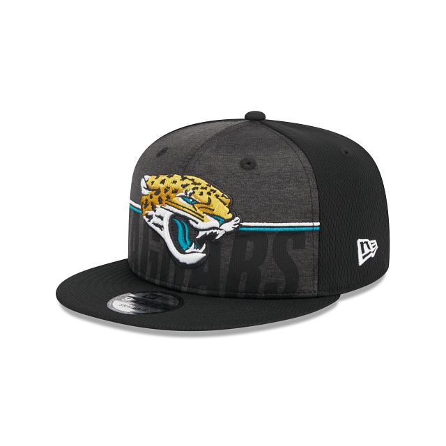 Jacksonville Jaguars 2023 Training 9FIFTY Snapback Hat sold by New Era
