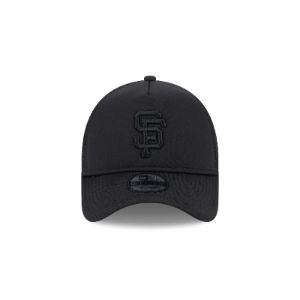 San Francisco Giants All Day Black 9FORTY A-Frame Trucker Hat sold by New Era
