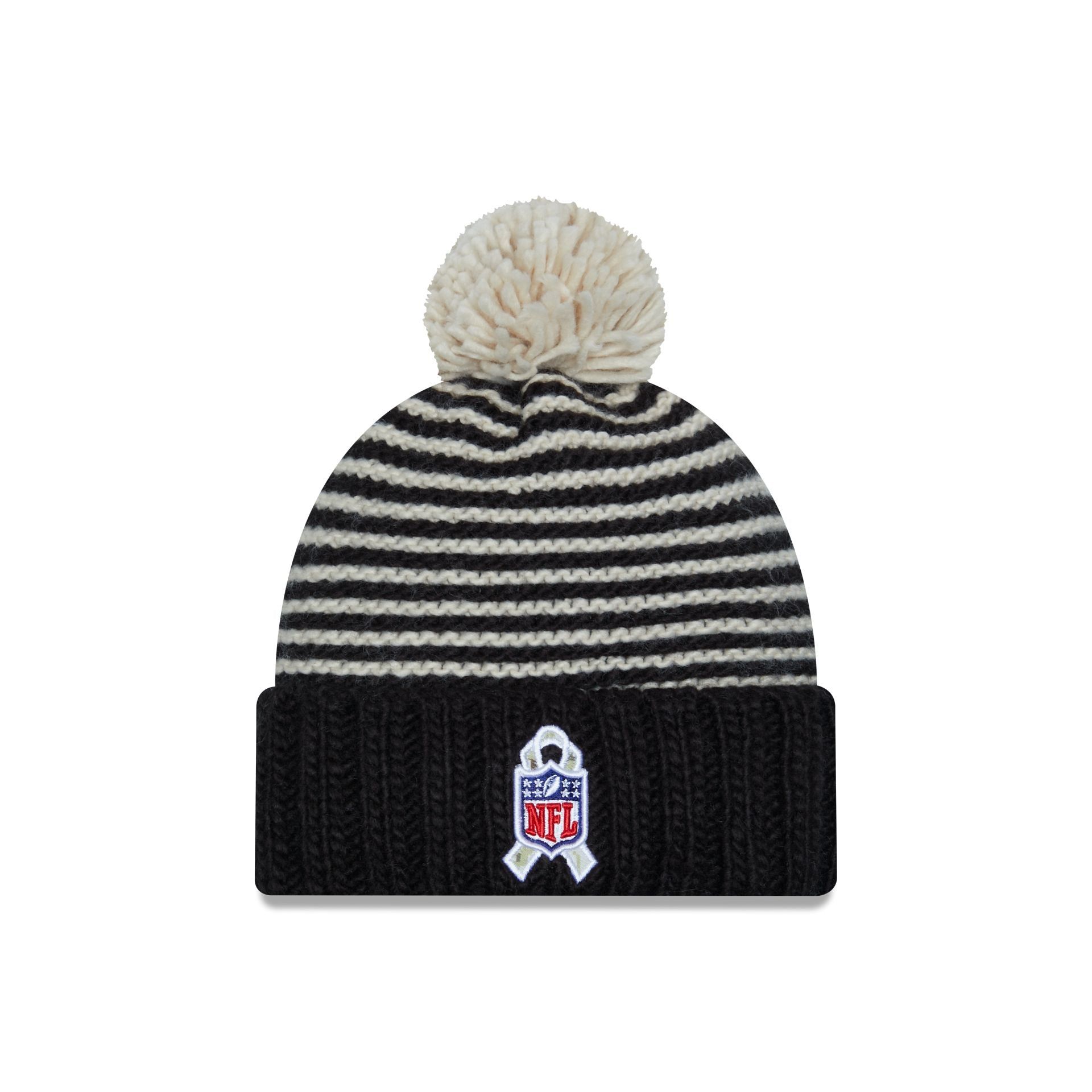 San Francisco 49ers 2023 Salute to Service Women's Pom Knit Hat sold by New Era product image thumbnail 2