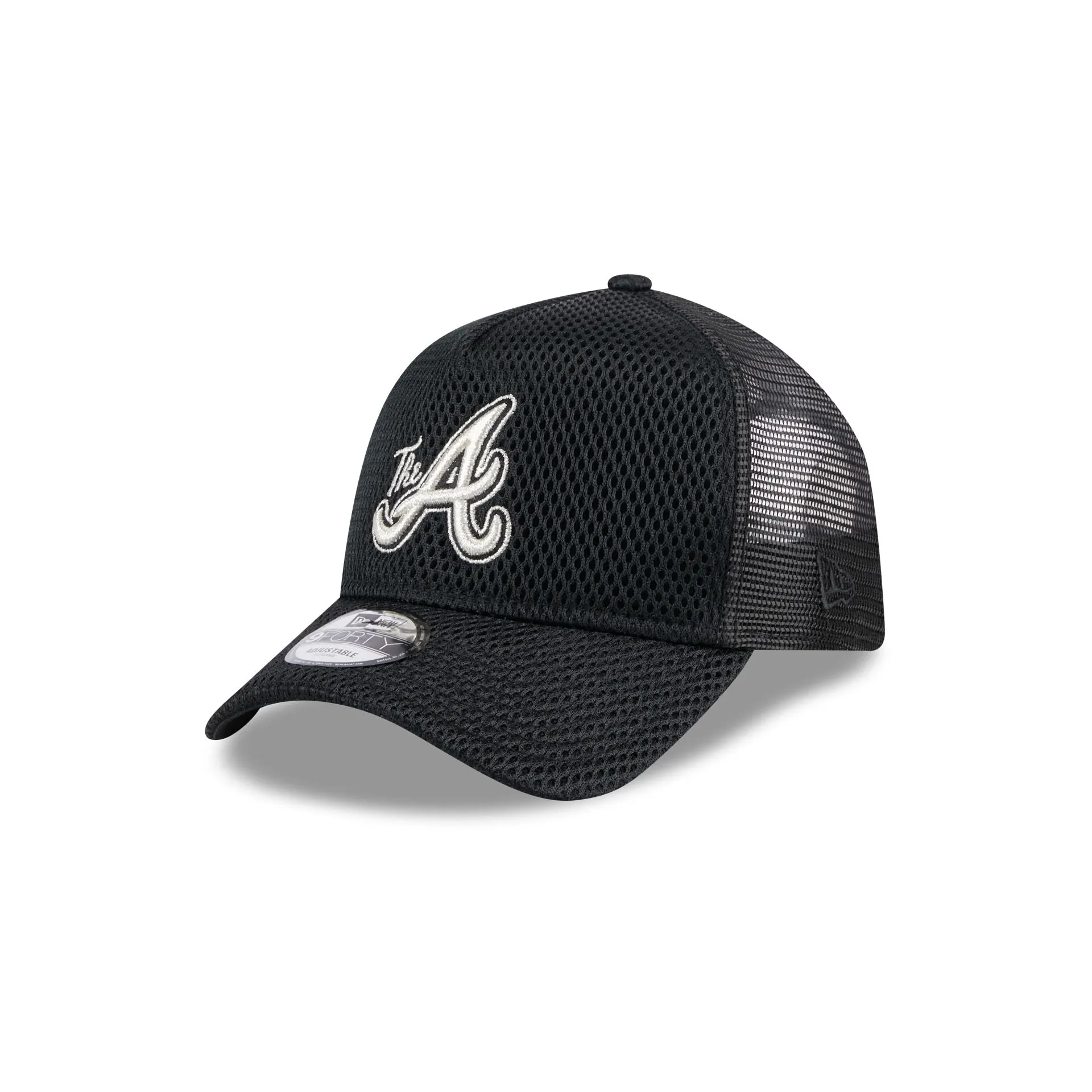 Atlanta Braves City Mesh 9FORTY A-Frame Trucker Hat sold by New Era