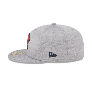 Atlanta Braves 2023 Clubhouse Gray 59FIFTY Fitted Hat sold by New Era