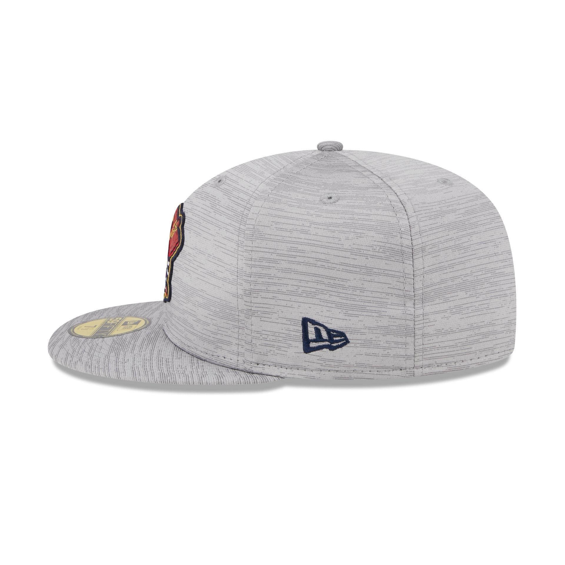 Atlanta Braves 2023 Clubhouse Gray 59FIFTY Fitted Hat sold by New Era product image thumbnail 4