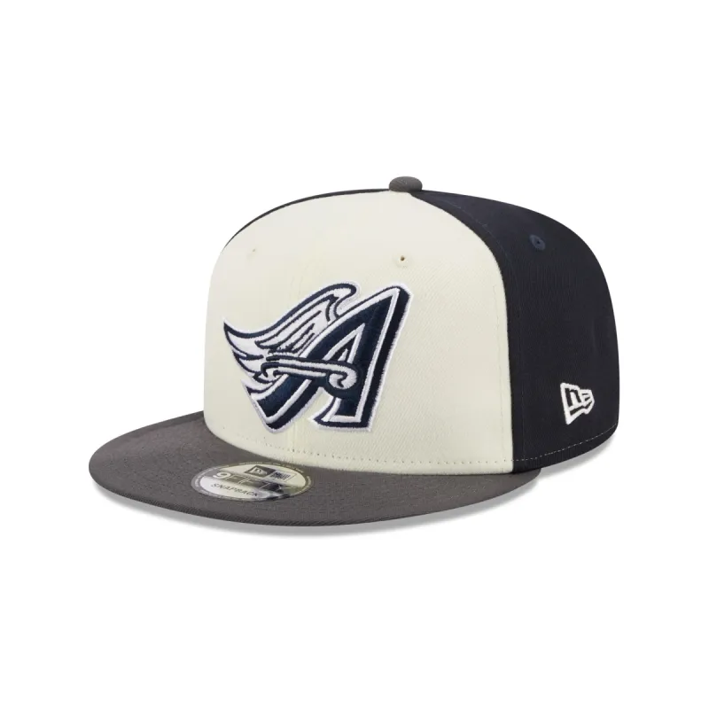 Los Angeles Angels Graphite Visor 9FIFTY Snapback Hat sold by New Era