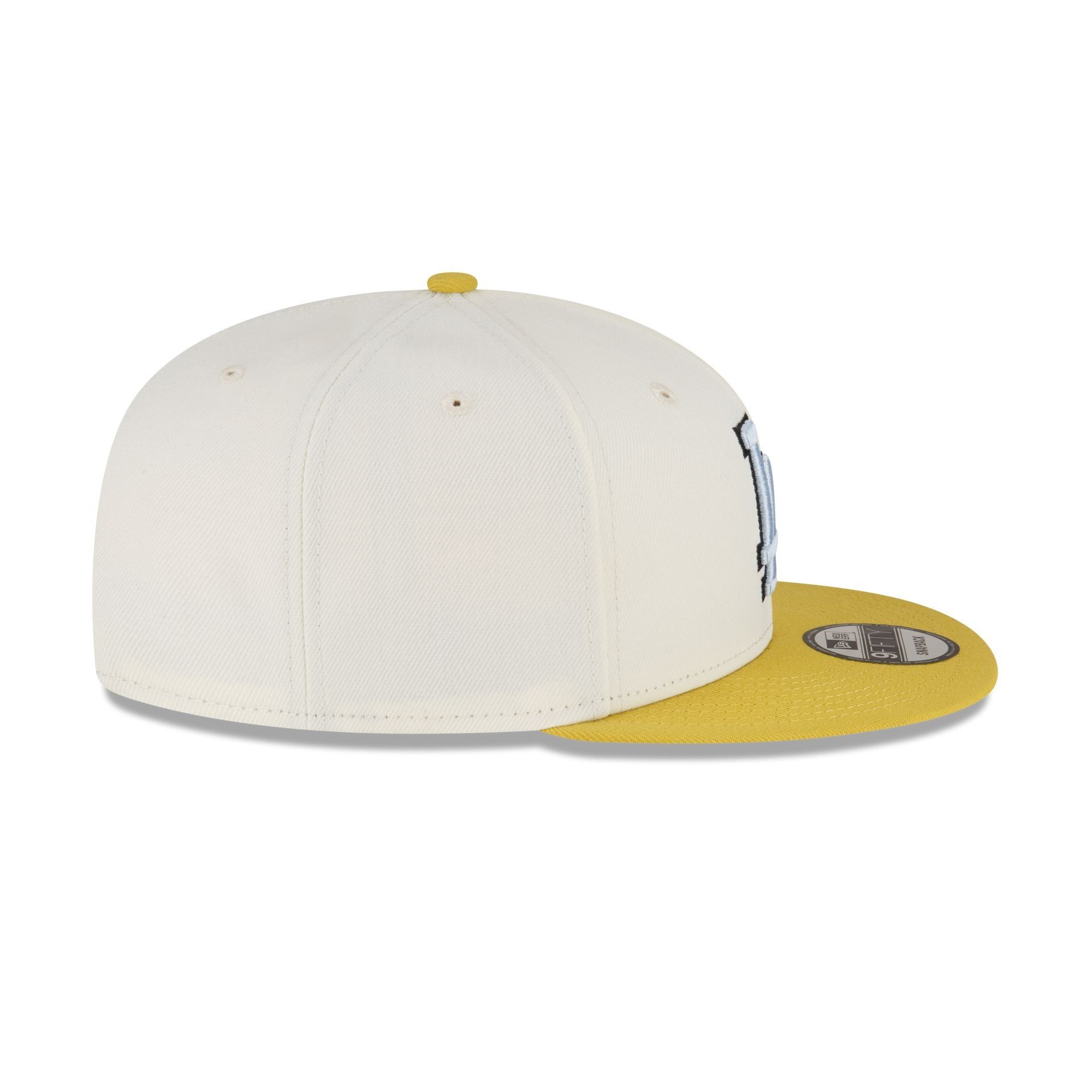 Los Angeles Dodgers Chartreuse Chrome 9FIFTY Snapback Hat sold by New Era product image thumbnail 5