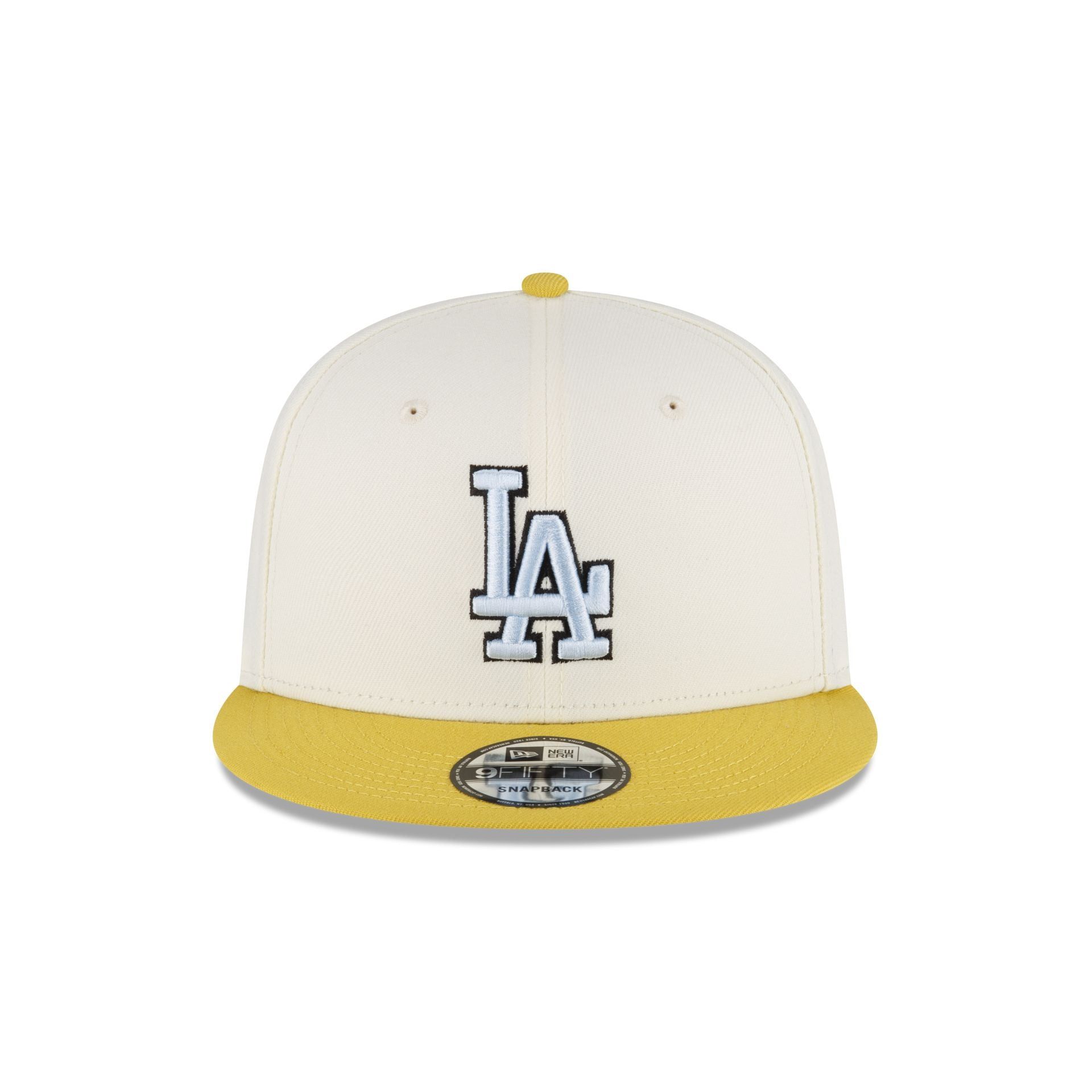 Los Angeles Dodgers Chartreuse Chrome 9FIFTY Snapback Hat sold by New Era product image thumbnail 2
