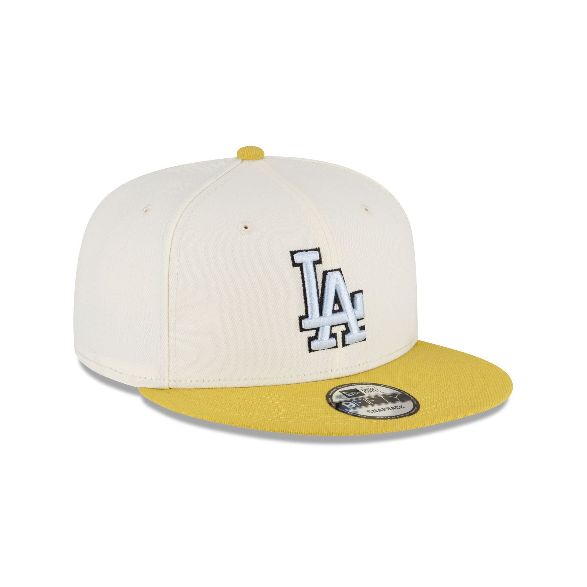 Los Angeles Dodgers Chartreuse Chrome 9FIFTY Snapback Hat sold by New Era product image thumbnail 3