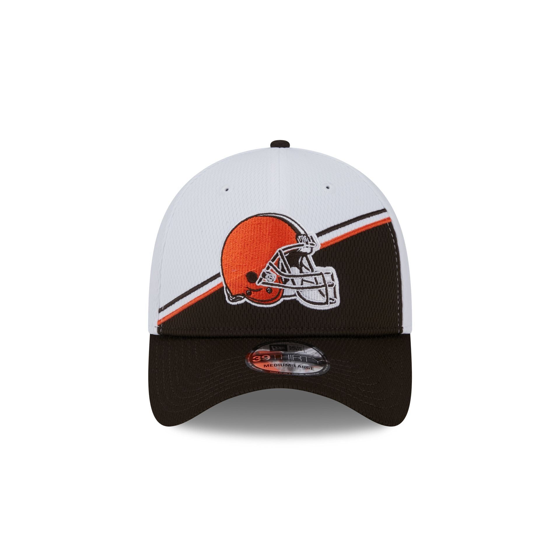 Cleveland Browns 2023 Sideline White 39THIRTY Stretch Fit Hat sold by New Era product image thumbnail 2