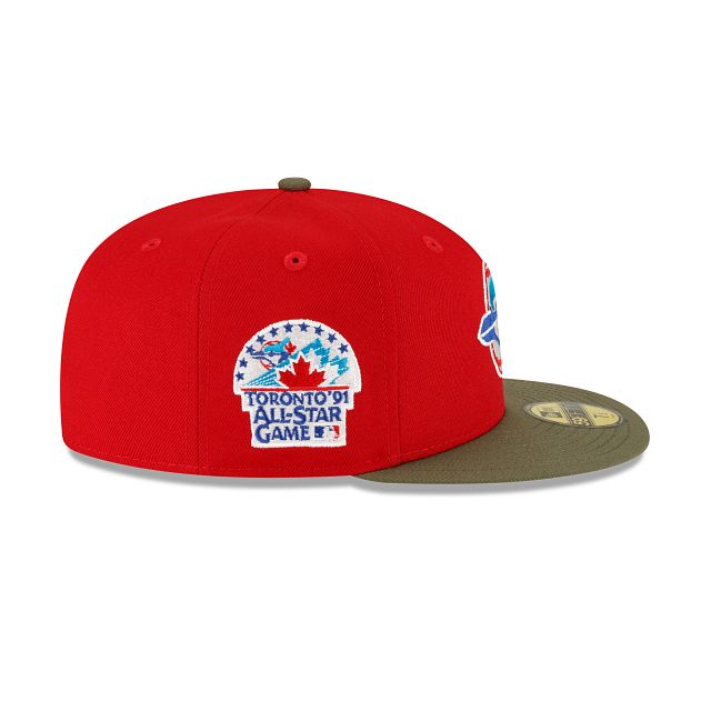 Just Caps Dark Forest Visor Toronto Blue Jays 59FIFTY Fitted Hat sold by New Era product image thumbnail 4