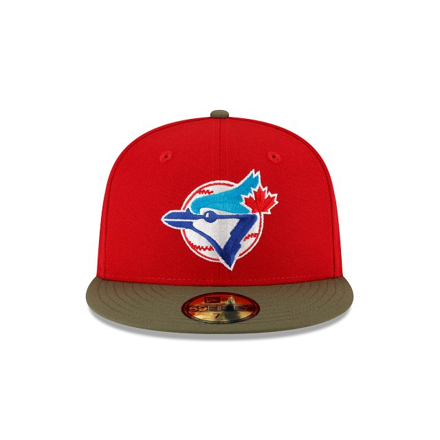 Just Caps Dark Forest Visor Toronto Blue Jays 59FIFTY Fitted Hat sold by New Era product image thumbnail 2