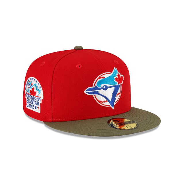 Just Caps Dark Forest Visor Toronto Blue Jays 59FIFTY Fitted Hat sold by New Era