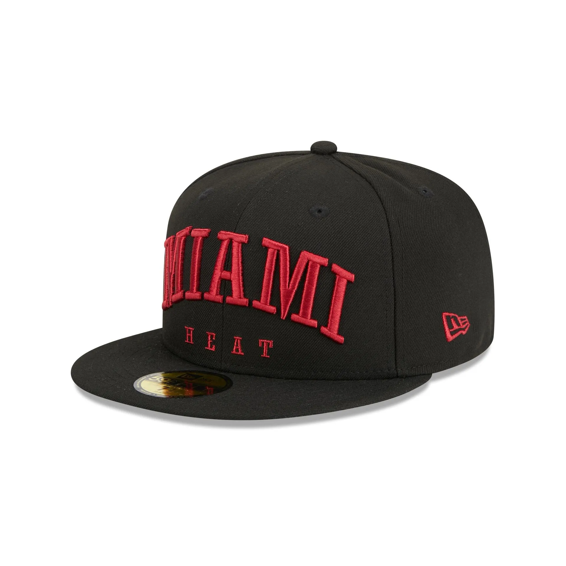 Miami Heat Sport Night Wordmark 59FIFTY Fitted Hat sold by New Era product image thumbnail 3