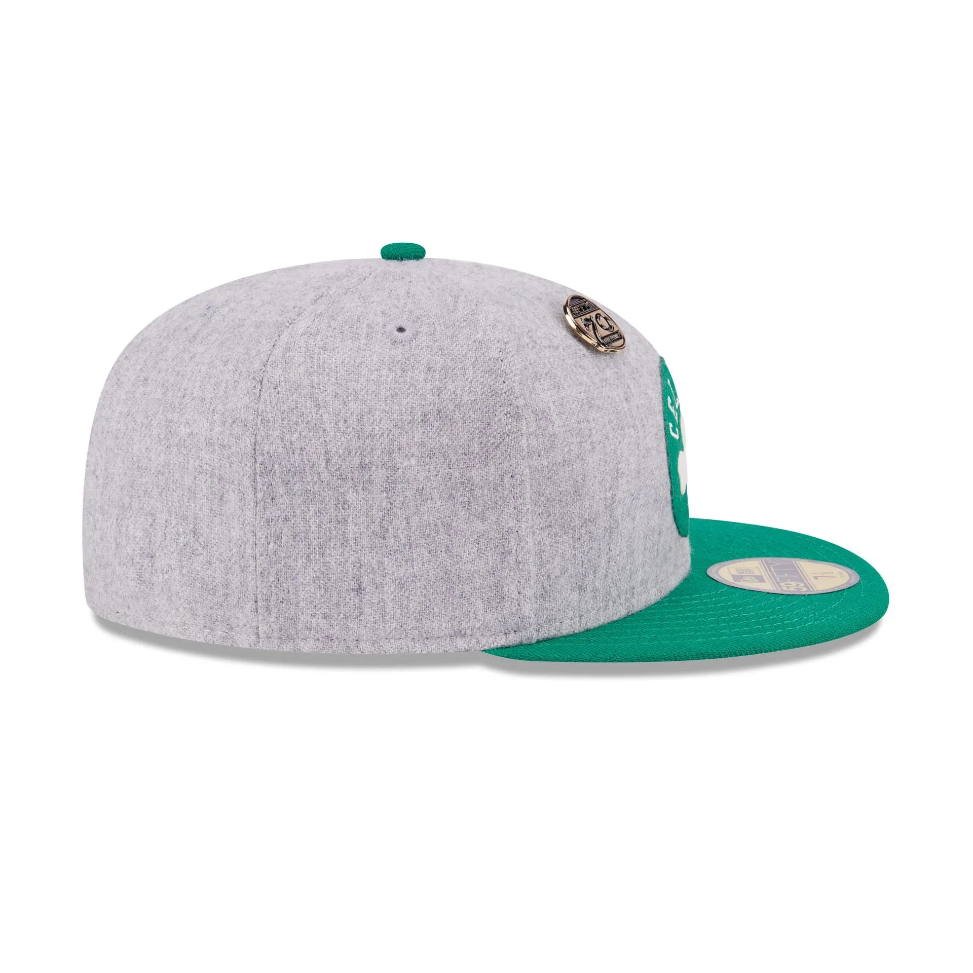 Boston Celtics 70th Anniversary Gray 59FIFTY Fitted Hat sold by New Era product image thumbnail 5