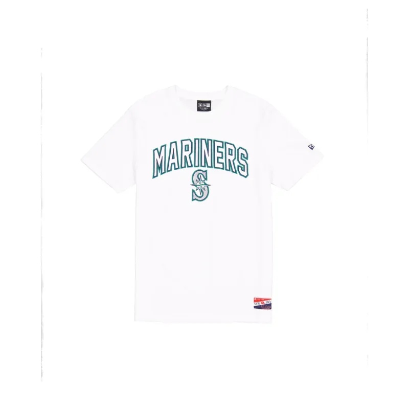 Seattle Mariners Throwback White T-Shirt sold by New Era