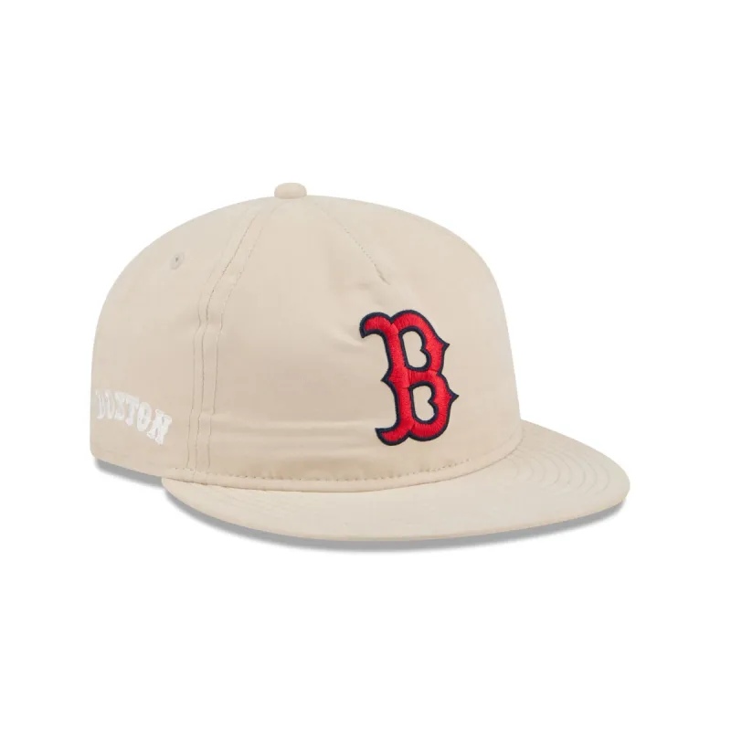 Boston Red Sox Brushed Nylon Retro Crown 9FIFTY Adjustable Hat sold by New Era