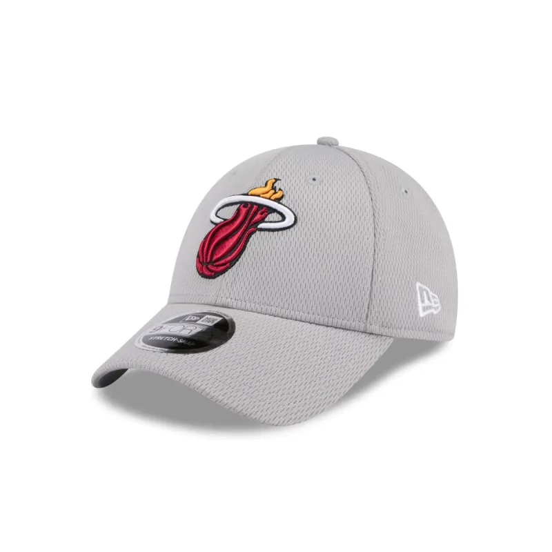 Miami Heat Gray 9FORTY Stretch-Snap Hat sold by New Era