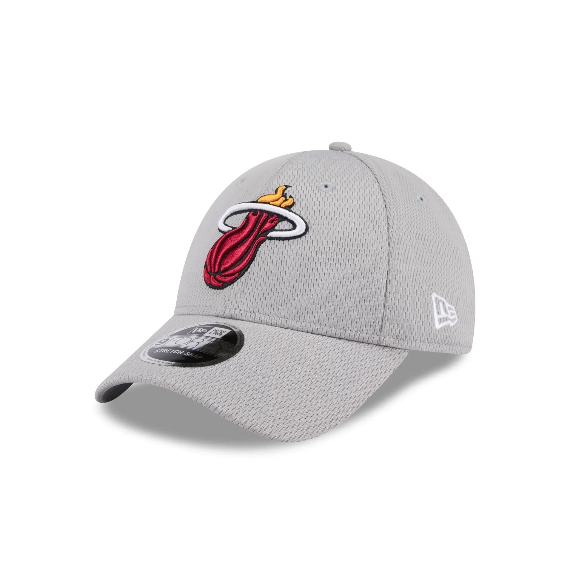 Miami Heat Gray 9FORTY Stretch-Snap Hat sold by New Era