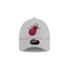 Miami Heat Gray 9FORTY Stretch-Snap Hat sold by New Era