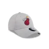 Miami Heat Gray 9FORTY Stretch-Snap Hat sold by New Era