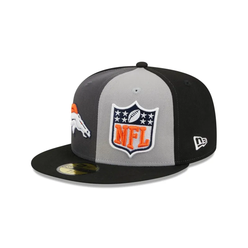 Denver Broncos 2023 Sideline Gray 59FIFTY Fitted Hat sold by New Era
