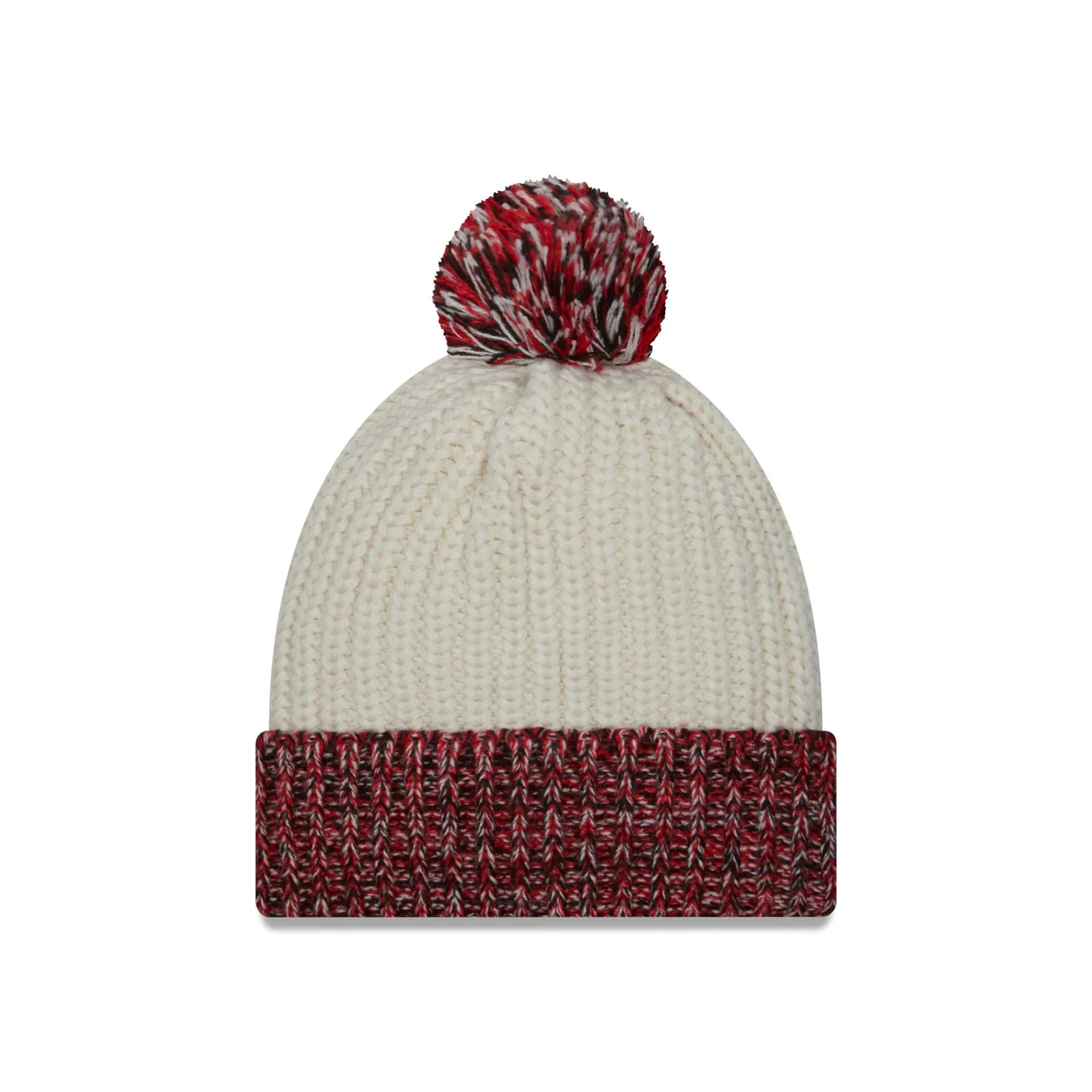 Kansas City Chiefs Throwback Women's Pom Knit Hat sold by New Era product image thumbnail 2