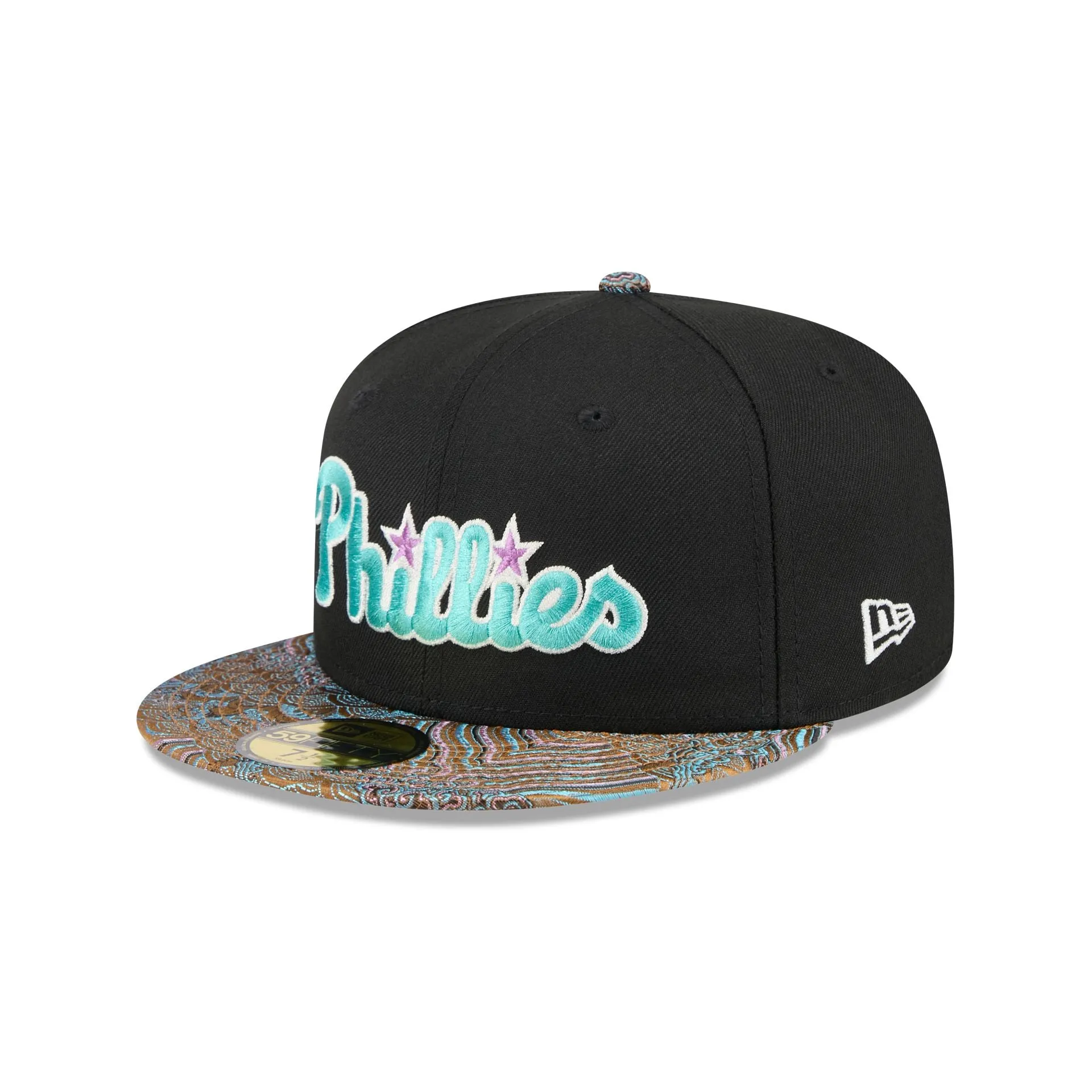 Just Caps Jacquard Visor Philadelphia Phillies 59FIFTY Fitted Hat sold by New Era product image thumbnail 3