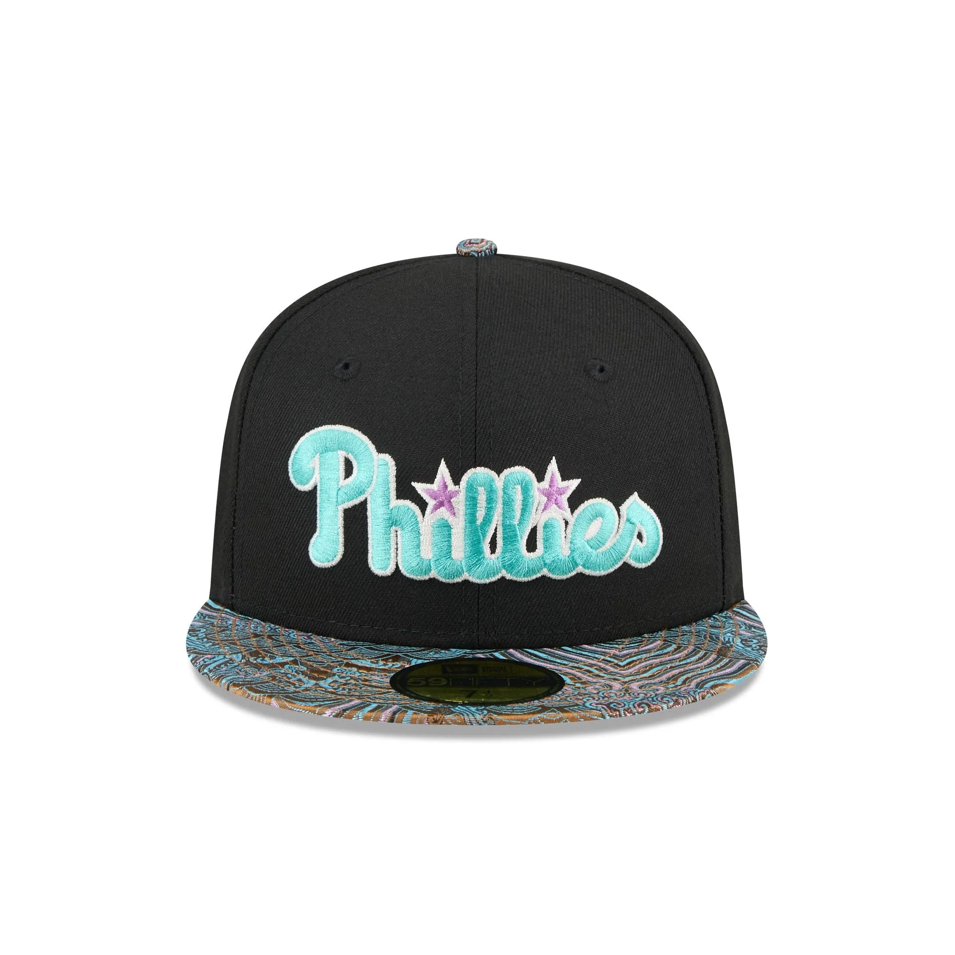 Just Caps Jacquard Visor Philadelphia Phillies 59FIFTY Fitted Hat sold by New Era product image thumbnail 2