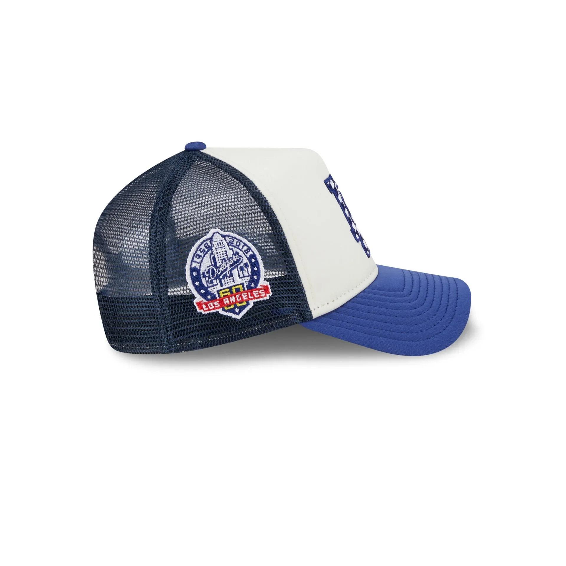 Los Angeles Dodgers Checkered Flag 9FORTY A-Frame Trucker Hat sold by New Era product image thumbnail 4