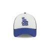 Los Angeles Dodgers Checkered Flag 9FORTY A-Frame Trucker Hat sold by New Era