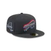 Buffalo Bills 2024 Draft Gray 59FIFTY Fitted Hat sold by New Era