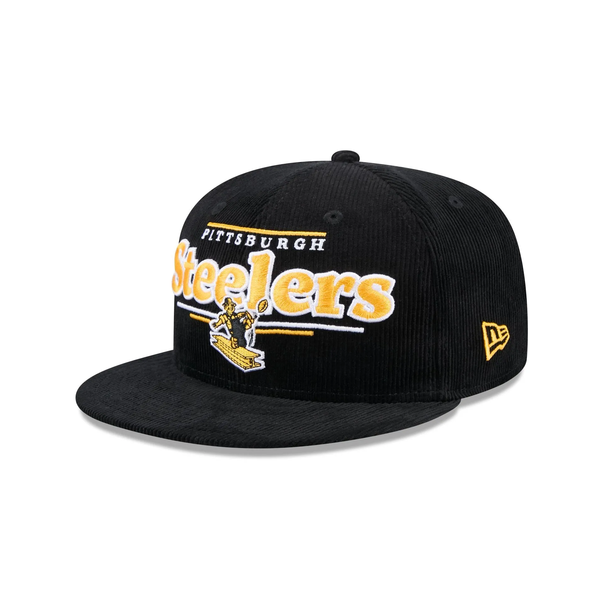Pittsburgh Steelers Throwback Display 9FIFTY Snapback Hat sold by New Era