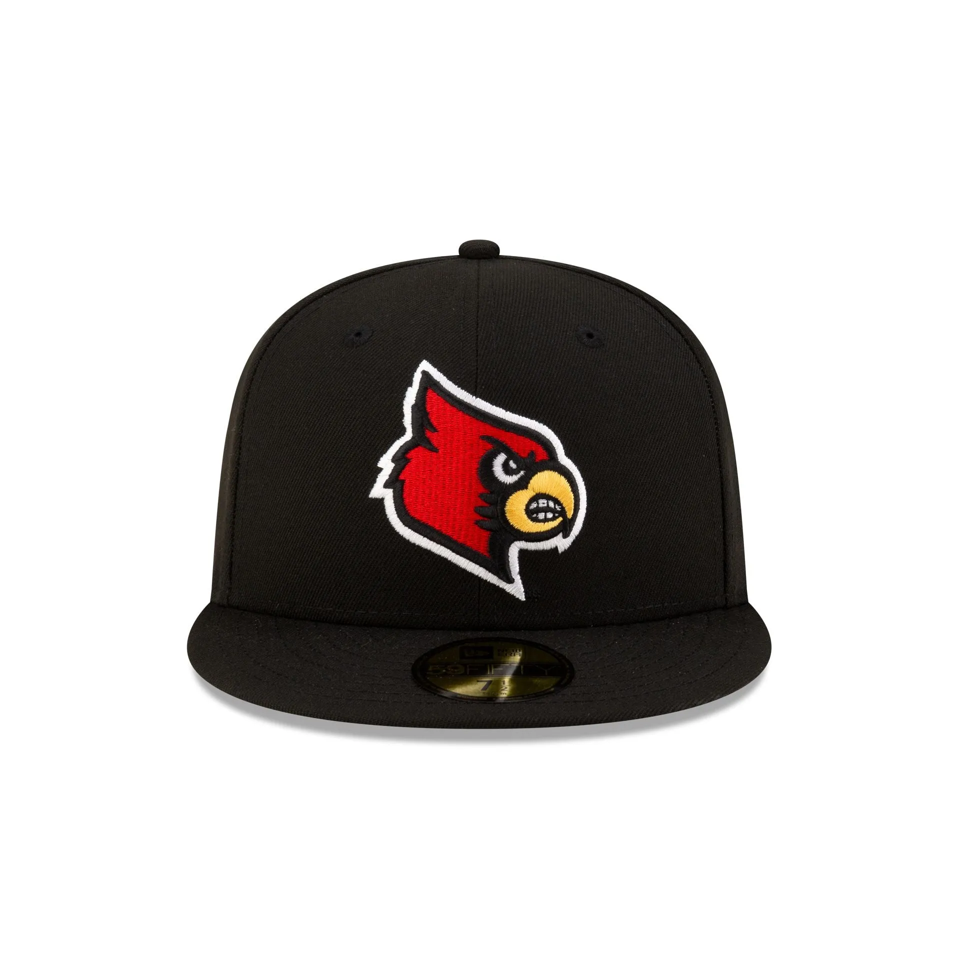 Louisville Cardinals Black 59FIFTY Fitted Hat sold by New Era product image thumbnail 2