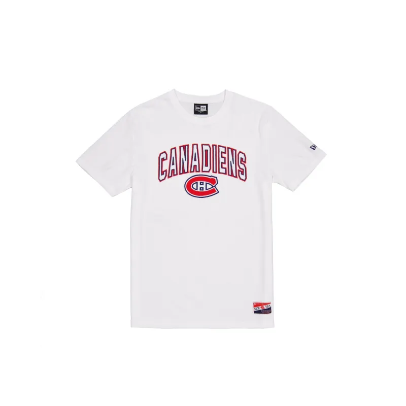 Montreal Canadiens Throwback White T-Shirt sold by New Era