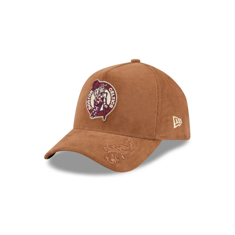 Boston Celtics Ornamental Cord 9FORTY A-Frame Snapback Hat sold by New Era