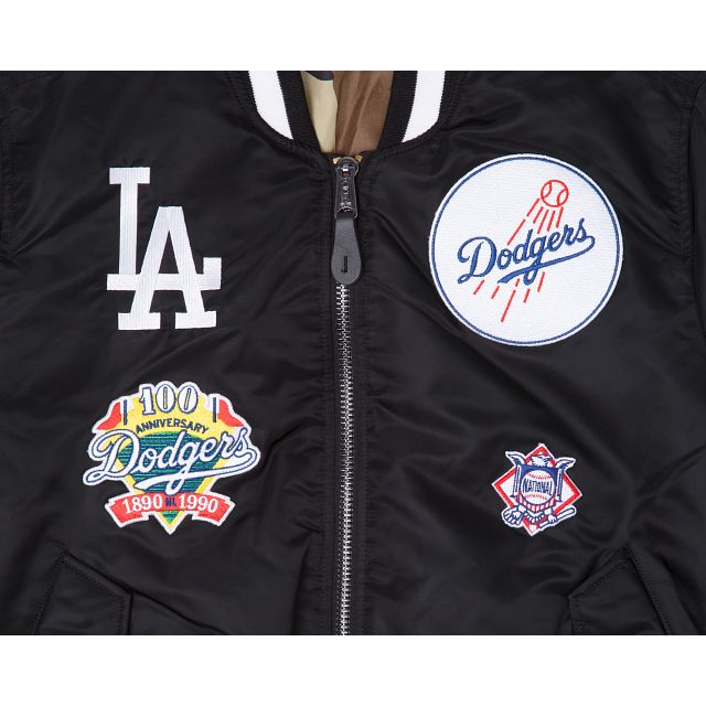 Alpha Industries X Los Angeles Dodgers MA-1 Bomber Jacket sold by New Era product image thumbnail 4