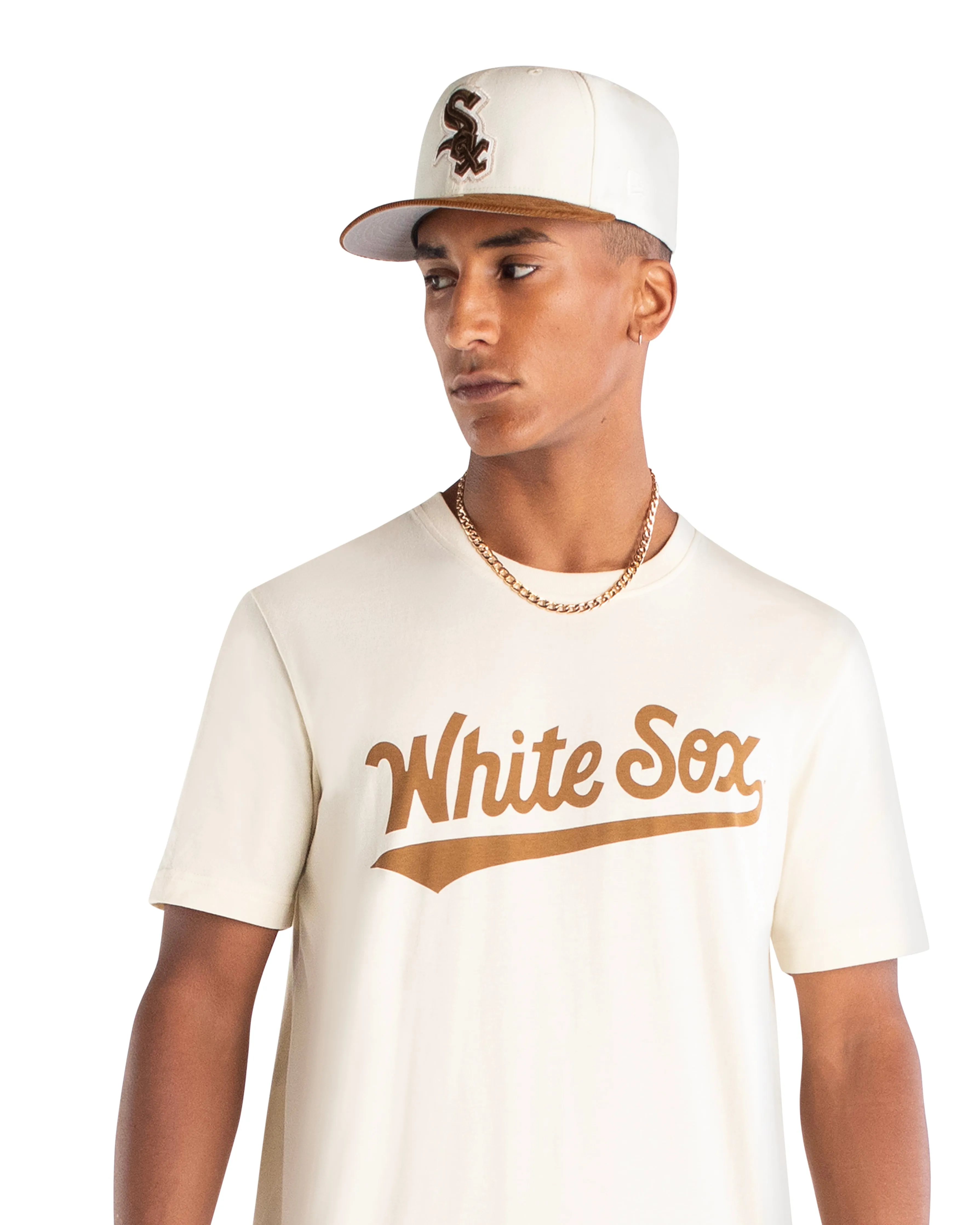 Atlanta Braves Cord White T-Shirt sold by New Era product image thumbnail 2