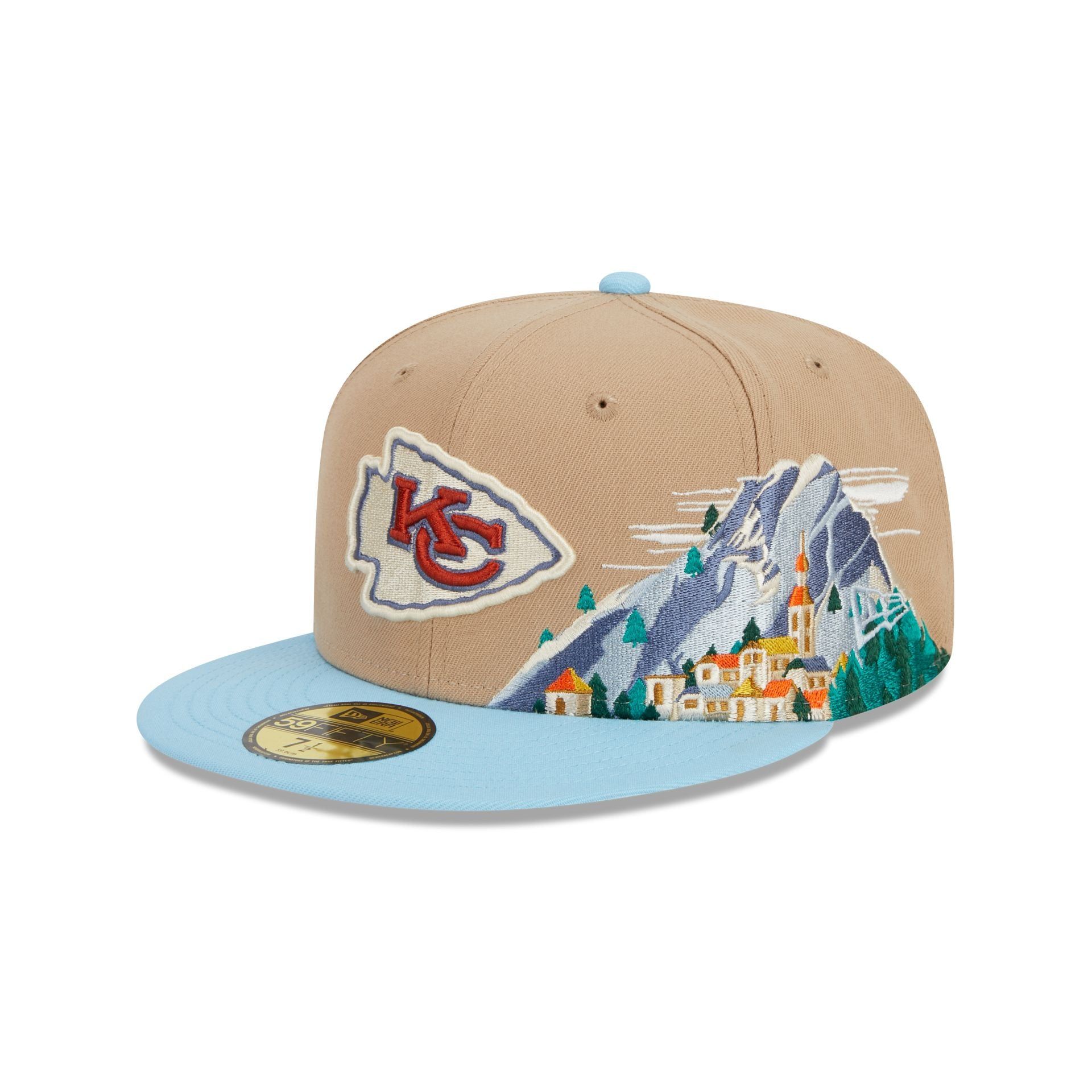 Kansas City Chiefs Snowcapped 59FIFTY Fitted Hat sold by New Era