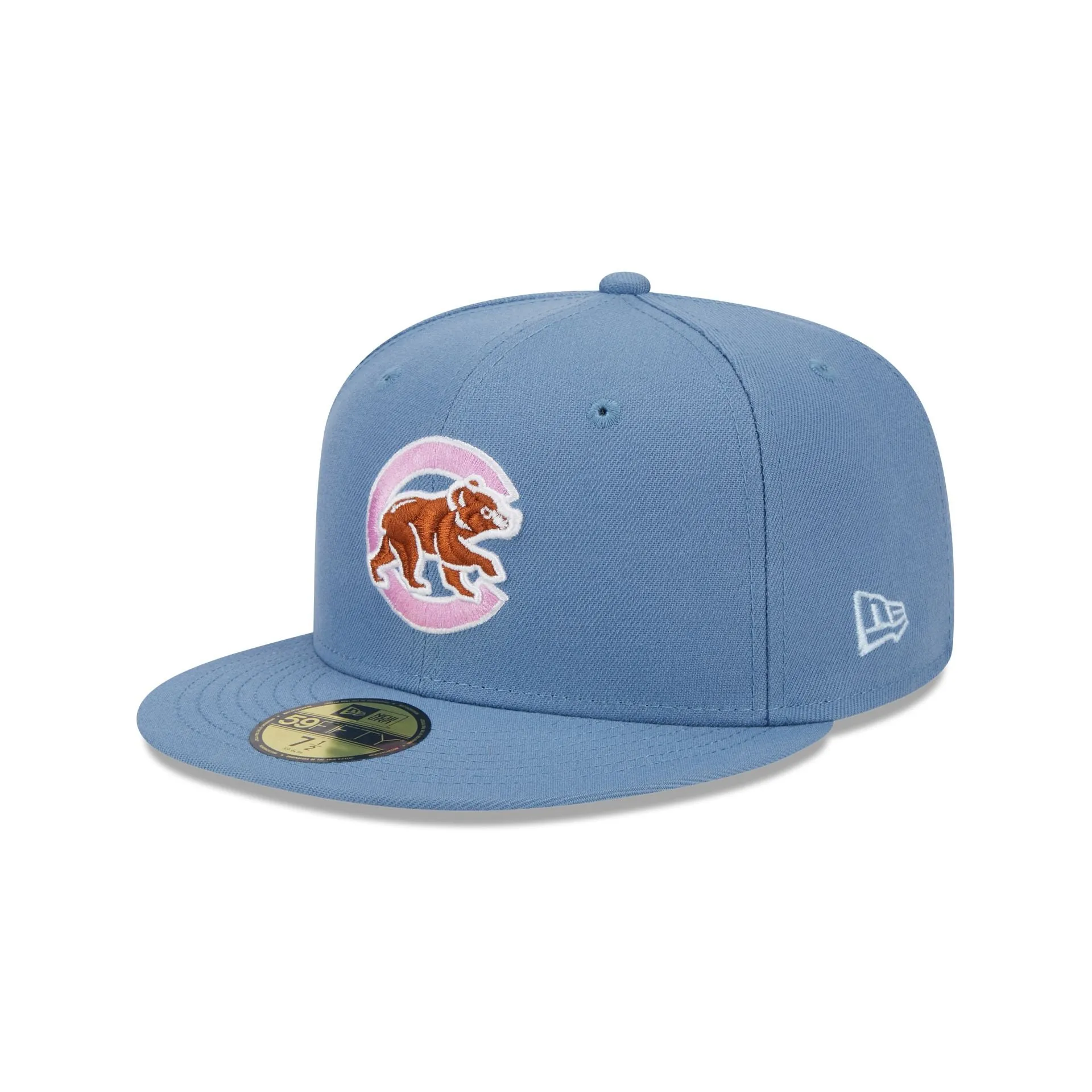 Chicago Cubs Color Pack Faded Blue 59FIFTY Fitted Hat sold by New Era product image thumbnail 3