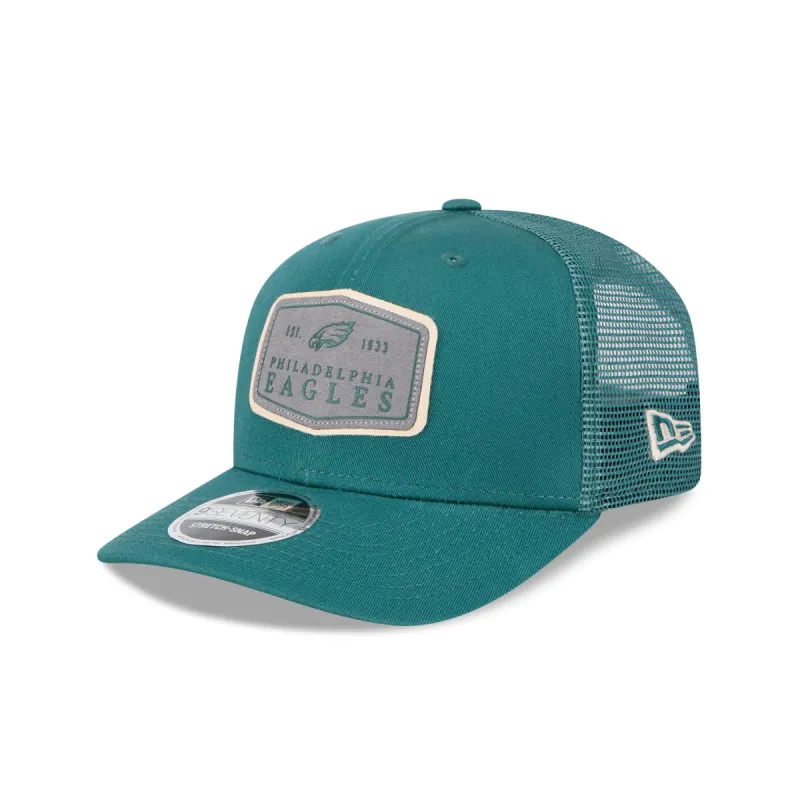 Philadelphia Eagles Labeled 9SEVENTY Stretch-Snap Hat sold by New Era