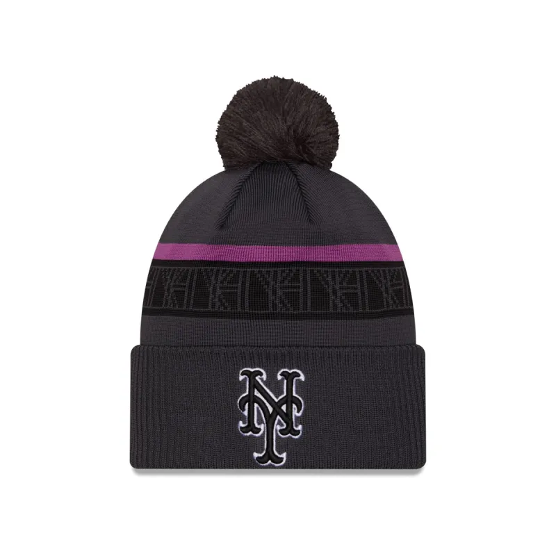 New York Mets City Connect Pom Knit Hat sold by New Era