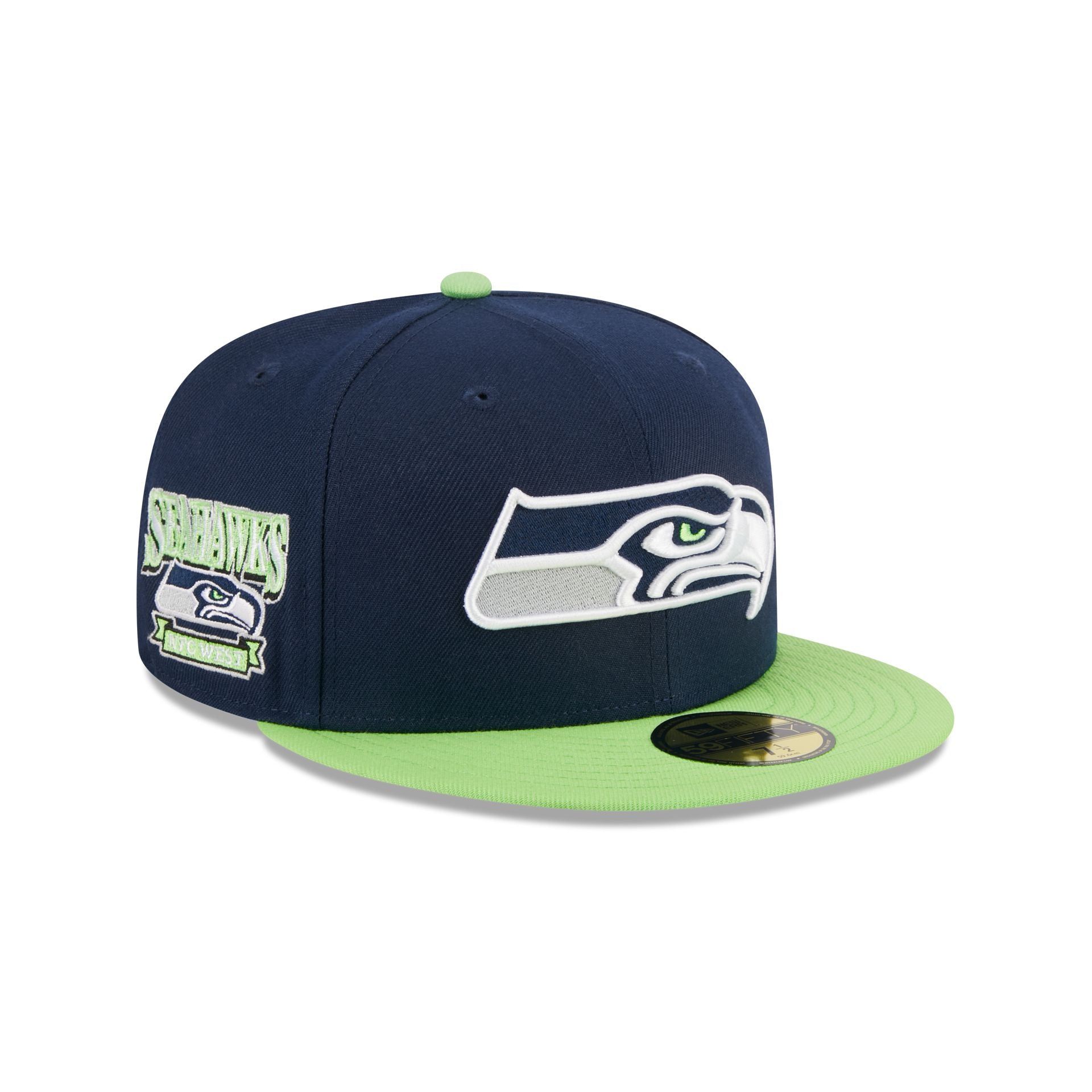 Seattle Seahawks Throwback Hidden 59FIFTY Fitted Hat sold by New Era