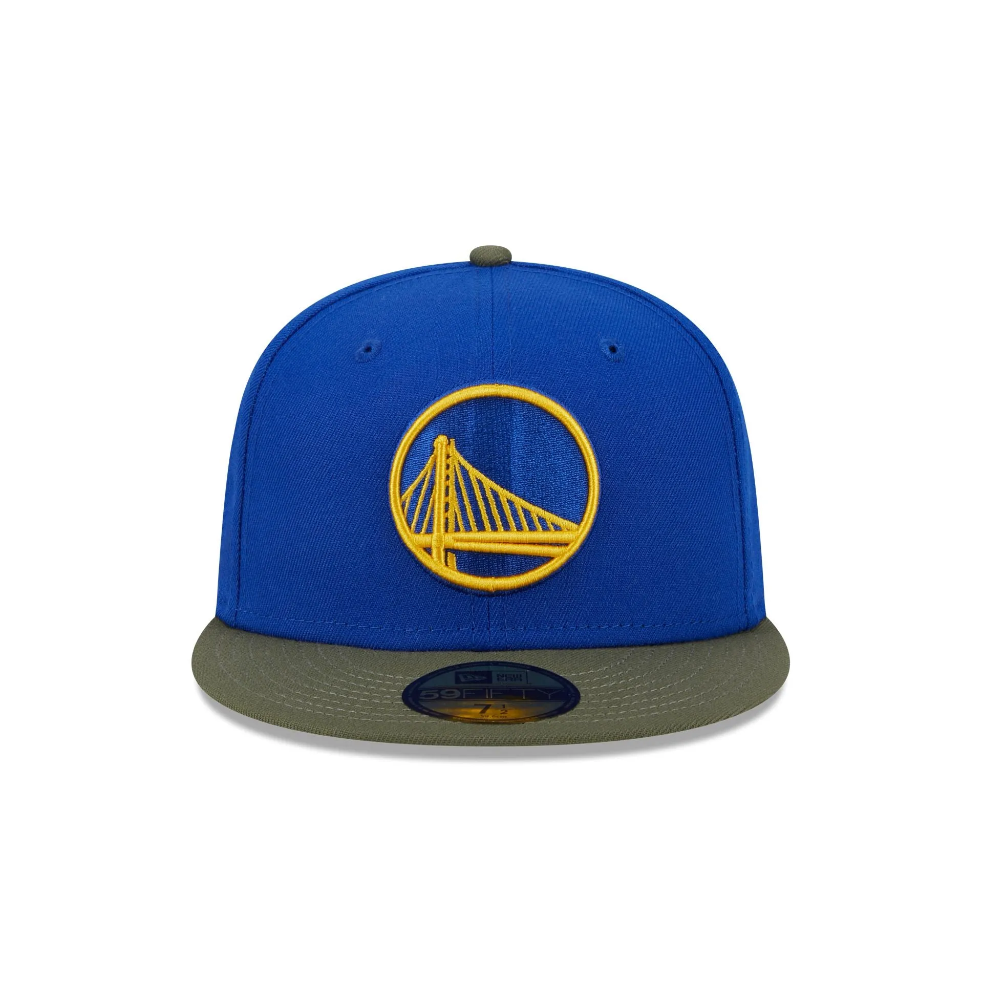 Golden State Warriors Olive Visor 59FIFTY Fitted Hat sold by New Era product image thumbnail 2