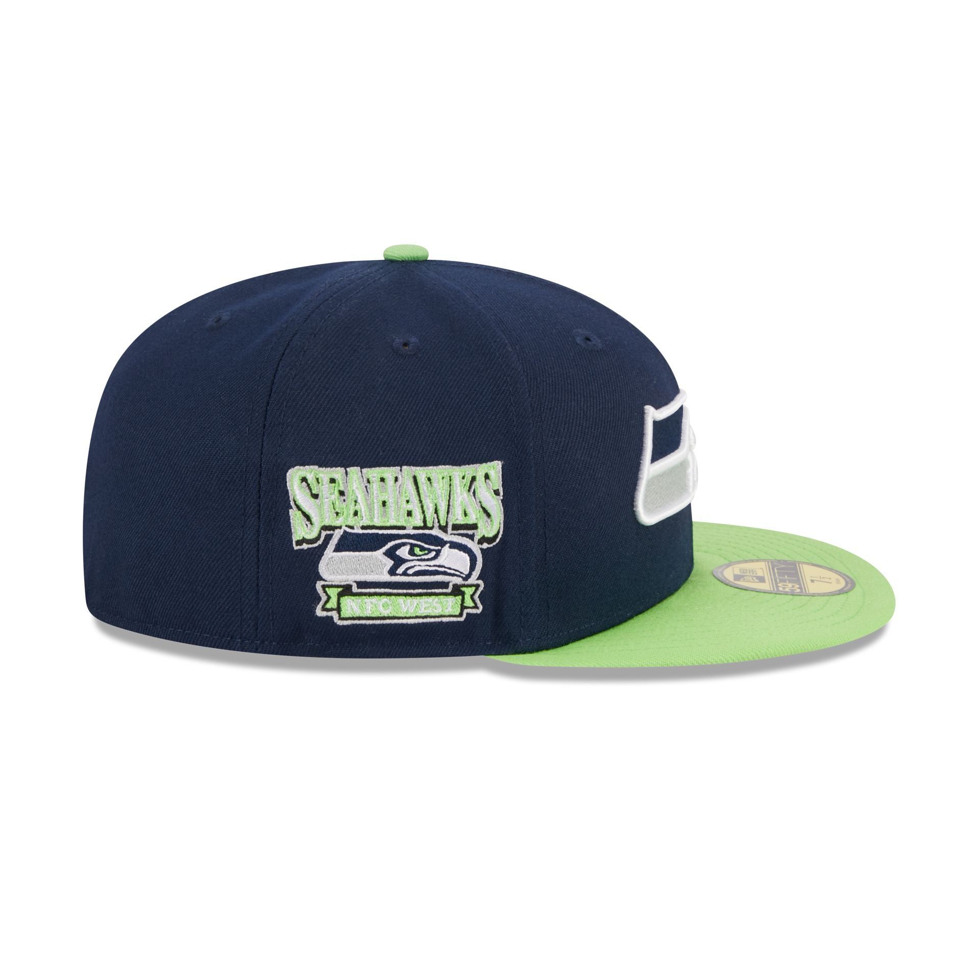 Seattle Seahawks Throwback Hidden 59FIFTY Fitted Hat sold by New Era product image thumbnail 4