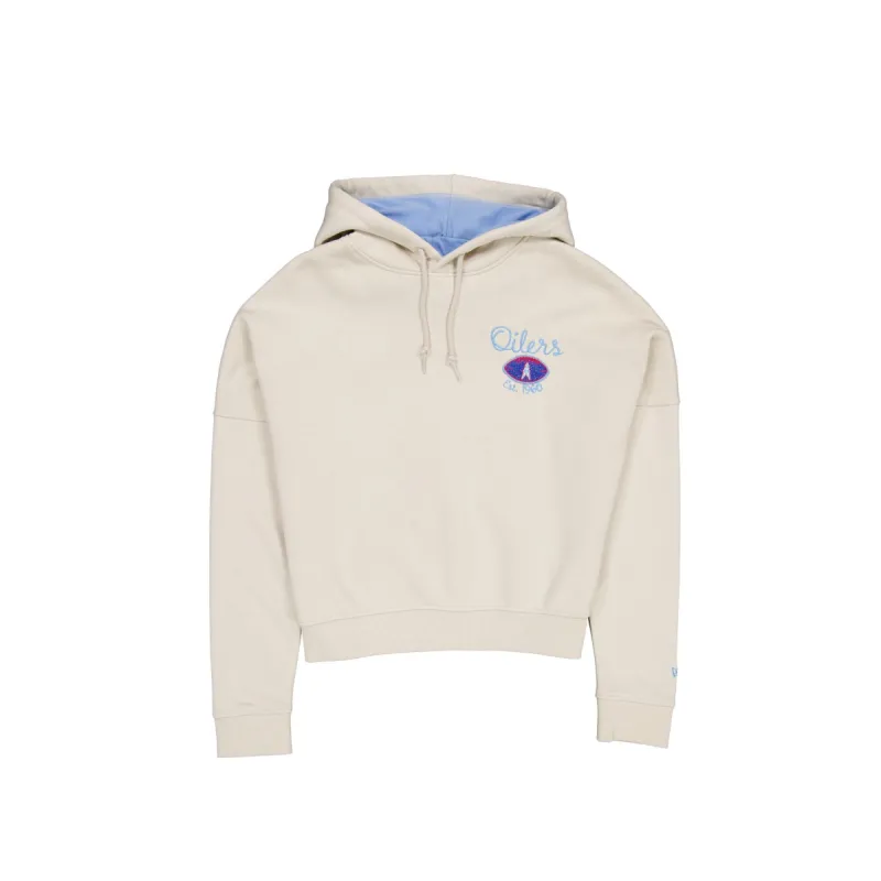 Oilers 3rd Down Historic Women's Hoodie sold by New Era