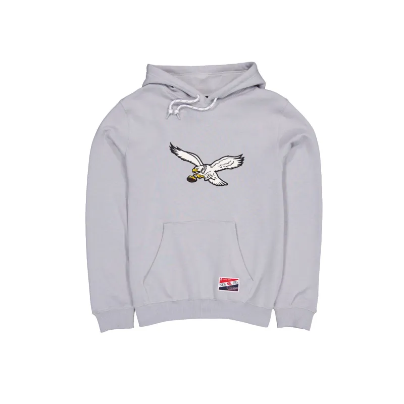 Philadelphia Eagles Throwback Gray Hoodie sold by New Era