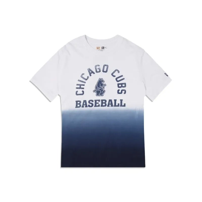 Chicago Cubs Throwback Dip Dye T-Shirt sold by New Era