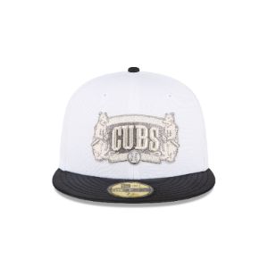 Just Caps Optic White Chicago Cubs 59FIFTY Fitted Hat sold by New Era