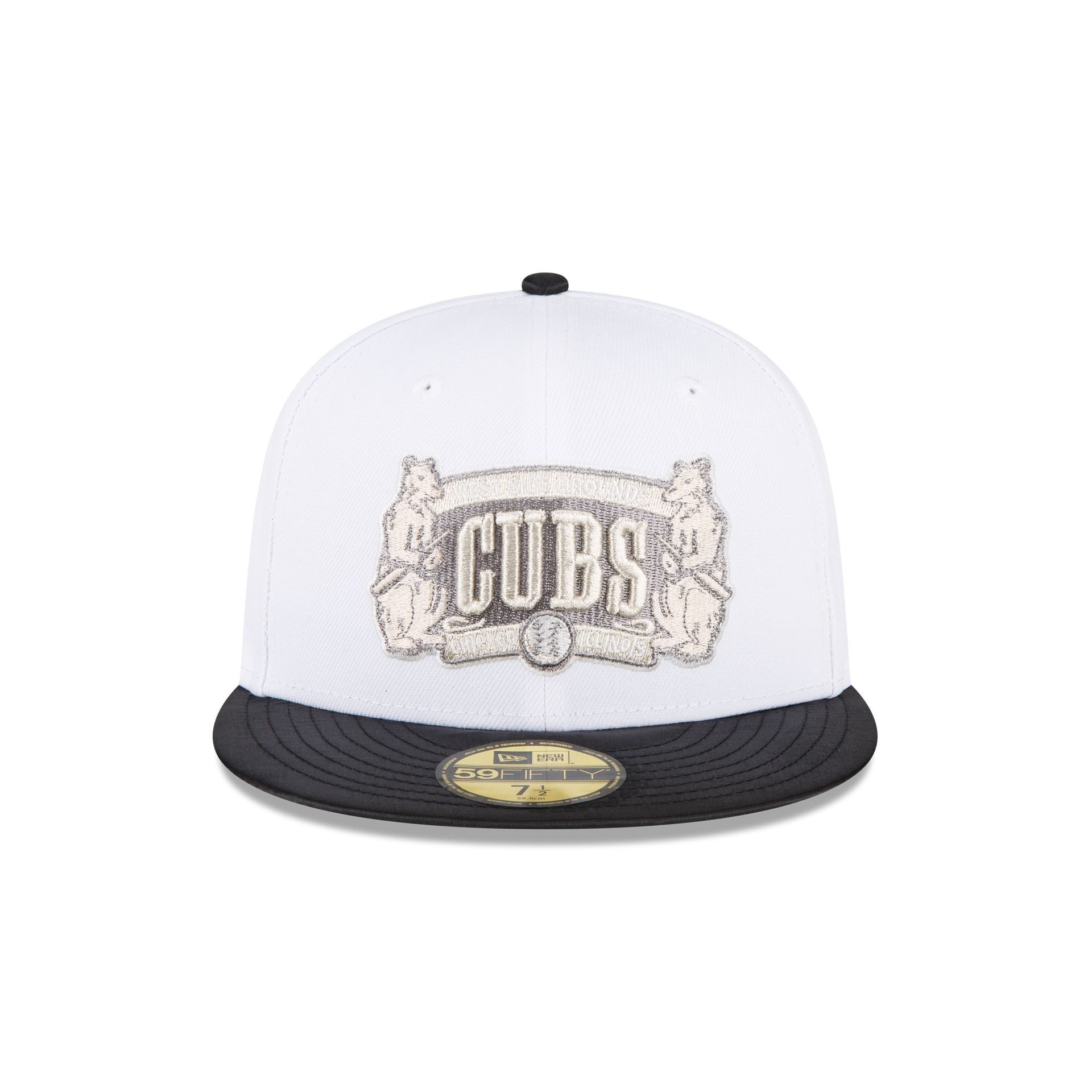 Just Caps Optic White Chicago Cubs 59FIFTY Fitted Hat sold by New Era product image thumbnail 2