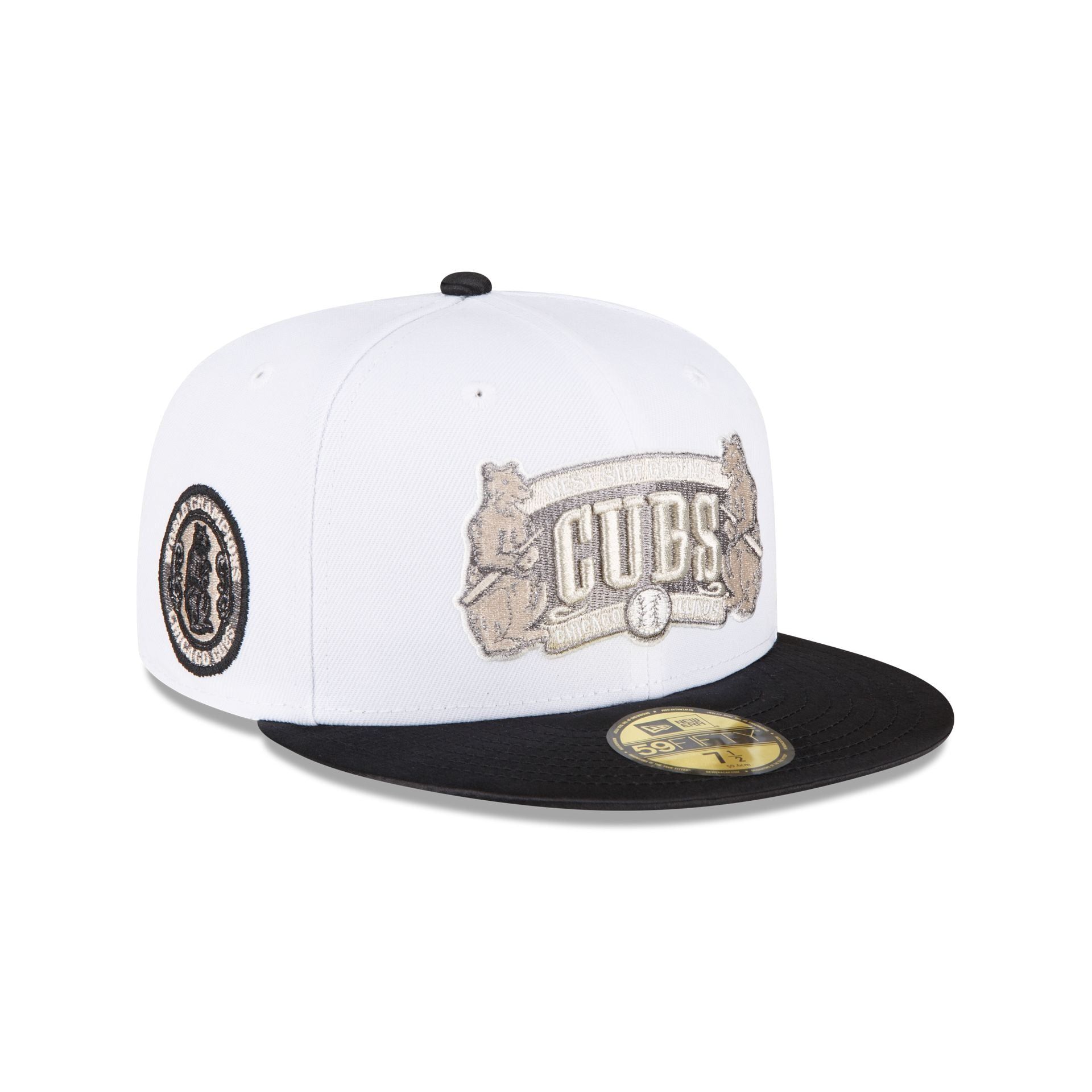 Just Caps Optic White Chicago Cubs 59FIFTY Fitted Hat sold by New Era
