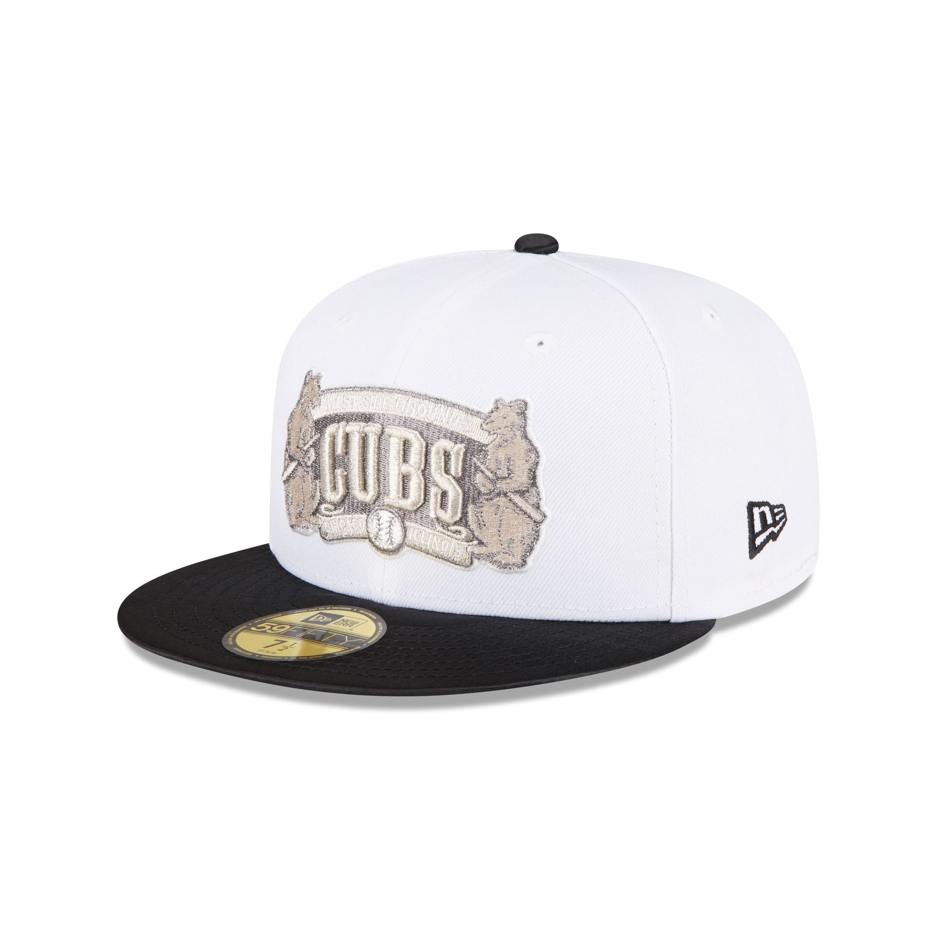Just Caps Optic White Chicago Cubs 59FIFTY Fitted Hat sold by New Era product image thumbnail 3